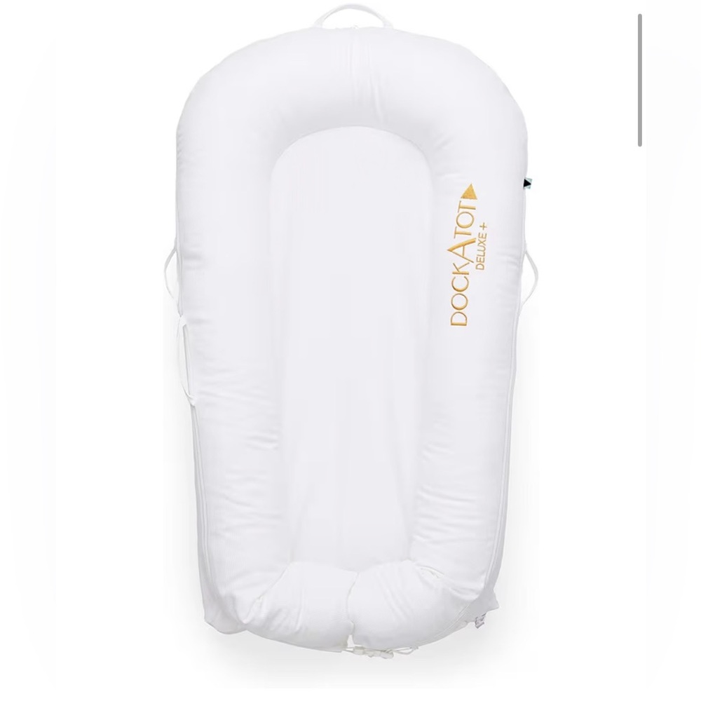 DockATot Deluxe+ White Infant Lounger
